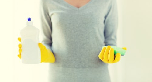 Professional cleaning setup for an office in Catford