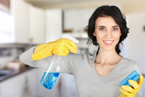 Deep cleaning of a kitchen in a Catford property