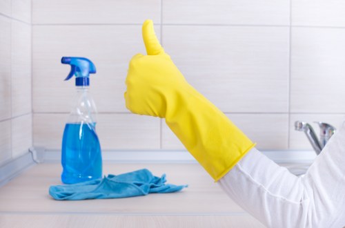 Charity reuse and recycling partnership for carpet cleaning materials