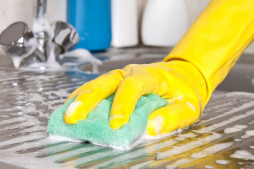 Local cleaners handling a move out clean in Catford